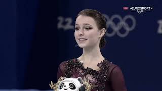 Олимпийские игры в Пекине 2022 Александра Трусова Камила Валиева и Анна Щербакова [upl. by Esdnyl]