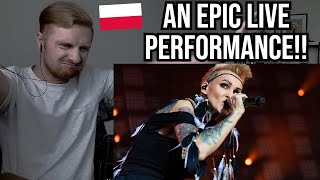 Reaction To Agnieszka Chylińska  Kiedy powiem sobie dość Poland Rock 2019 [upl. by Clougher]