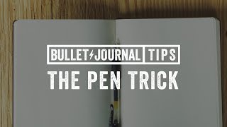 Great Trick for Attaching a Pen to a Notebook [upl. by Ydarg731]