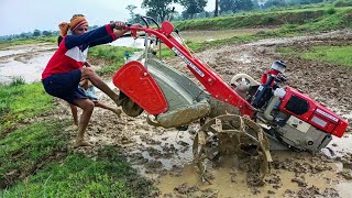 VST SHAKTI 130 DI Power tiller vs Swaraj 742 XT tractor pudling Kon Behtar hai [upl. by Muirhead128]