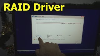 Windows 10  We couldnt find any drives To get a storage driver click load driver RAID 0 [upl. by Tyler859]