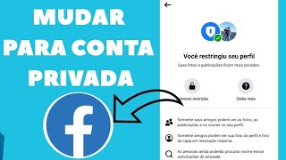 Como restringir meu perfil do Facebook Atualizado [upl. by Mullen]