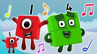 Numberblocks  Sing Along Number Songs  Learn to Count  Learning Blocks [upl. by Suirradal]