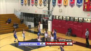 Girls Basketball HatboroHorsham vs Quakertown [upl. by Juanne]