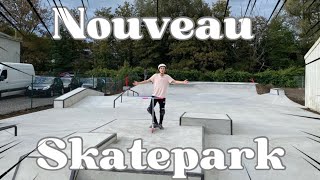 JE TESTE LE NOUVEAU SKATEPARK DE RIXENSART [upl. by Yeta]