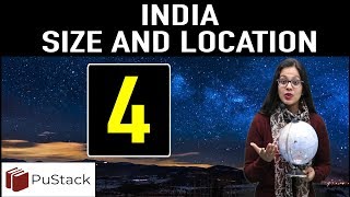 Geography  India  Size and Location Part 4 [upl. by Robinett722]