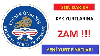 KYK YURTLARINA ZAM  YENİ KYK YURT FİYATLARI ZAMLI  GÜVENCE BEDELİ DEPOZİTO KAÇ TL OLDU [upl. by Penney66]