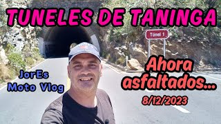 Tuneles de Taninga ahora asfaltados 81223 [upl. by Ahsitram508]