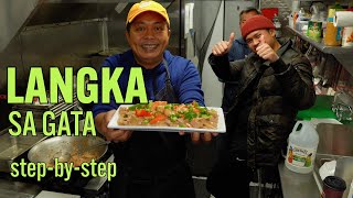 LANGKA in GATA  Step By Step Tutorial Jackfruit In Coconut Cream [upl. by Amoeji600]