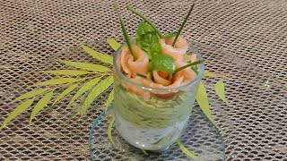 Recette Verrine avocat saumon fumé et petit suisses facile et rapide un régale ❤️ ❤️ [upl. by Kleper961]