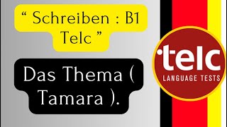 Schreiben B1 Telc   Tamara [upl. by Biddy]