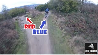 Parkwood Springs MTB Trail  Sheffield BLUE AND RED [upl. by Allemac855]