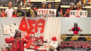 GRWM Delta Iota at Grambling State University  Probate Vlog  Delta Sigma Theta [upl. by Sylas380]