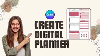 How to Create Digital Planner in Canva  Canva Tutorial [upl. by Lamphere361]