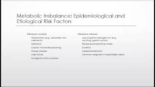 Metabolic AcidosisAlkalosis [upl. by Sivehc]