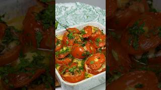 Stuffed Tomatoes with Béchamel Sauce🤤 comfortfood [upl. by Luemas]