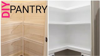 Extreme Pantry Makeover DIY [upl. by Alohcin503]