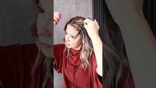 😱 Easy DIY Elastics Hair Tutorial viral hairstyles hack [upl. by Nivlak25]