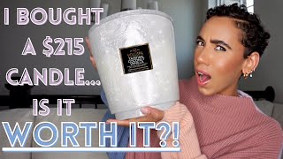 VOLUSPA LUXURY CANDLE REVIEW  123OZ 5 WICK GLASS HEARTH CANDLE  SEPHORA EXCLUSIVE SCENTED CANDLE [upl. by Ahsinit]