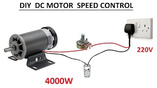 How to make 220V 4000W DC Motor Speed Controller  RPM Control [upl. by Valaree]