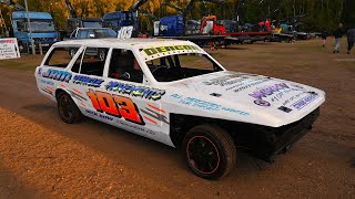 World Final Unlimited Banger Racing  Ipswich  October 2022 [upl. by Neyrb]