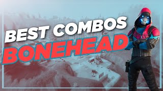 Best Chapter 2 Combos  Bonehead  Fortnite Skin Review [upl. by Ardnnek]