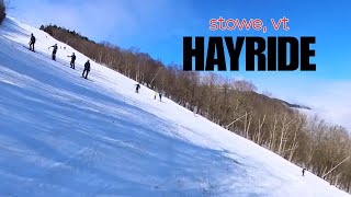 Stowe  Mt Mansfield Hayride Trail [upl. by Notxam]