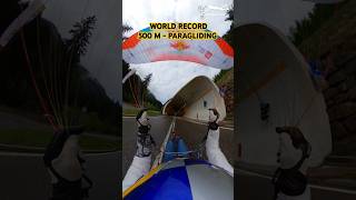 Flying through a tunnel 👽 motivation sports motivational paragliding shortvideo shorts [upl. by Ivers]