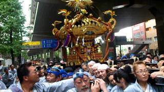 幡ヶ谷氷川神社 大祭 神輿渡御 幡ヶ谷東部祭礼会 2011年9月23日 [upl. by Attenborough]