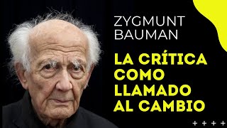 Entrevista a Zygmunt Bauman La crítica como llamado al cambio [upl. by Kiyohara]