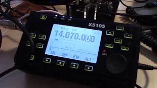 Xiegu X5105 QRP Digital Modes PSKRTTYFT8 Ham Radio Deluxe [upl. by Noonberg]