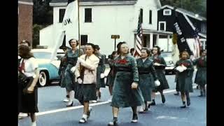 Nutley New Jersey Parade on Franklin Avenue 1955 [upl. by Charmain]