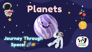 Planets Song  Solar System for Kids  Sing Along and Learn 🪐 [upl. by Pogue]