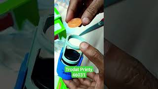 how to make trodat Printy 46031 round Stamp trodat youtubeshorts [upl. by Muire]