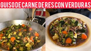 quotGuisado de Carne de Res con Verduras Sabroso Fácil y Sencilloquot [upl. by Cohette505]