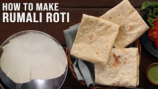 Soft Rumali Roti Recipe  Basic Cooking  How To Make Rumali Roti on Kadai  Manda Roti Making [upl. by Ennaylloh]