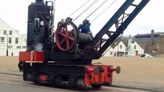 Chatham dockyard steam crane in action [upl. by Estren]