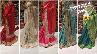 Extraordinary Collection of Fancy Bridal saree at SowcarpetFancy Bridal sarees [upl. by Swithin474]