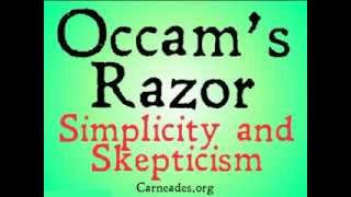 Occams Razor and why you should be skeptical of it [upl. by Allesiram427]