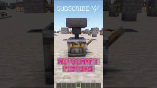 AUTOCRAFT PISTONS with this SIMPLE SETUP  Redstone with PsiVolt minecraft redstone [upl. by Vicky]