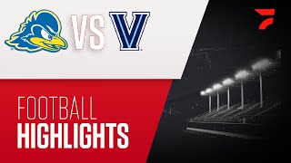 Delaware Football vs Villanova  2024 CAA Football Highlights [upl. by Noroj]