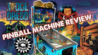 Judge Dredd Pinball Machine Review Bally 1993 [upl. by Bambie]