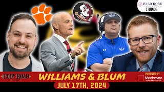 Williams amp Blum Wednesday Whats next for realignment and Anthony Becht interview [upl. by Othilie]