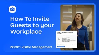 Zoom Visitor Management  How To Invite Guests to Your Workplace [upl. by Mailand539]