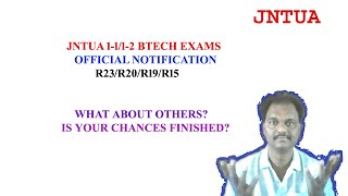 JNTUA 1112 BTECH EXAMS OFFICIAL NOTIFICATIONjntua [upl. by Susi]