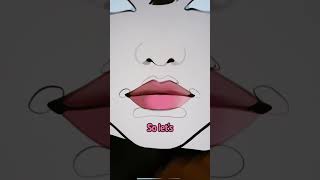 HOW TO DRAW LIPS✅ [upl. by Ahsaeym201]