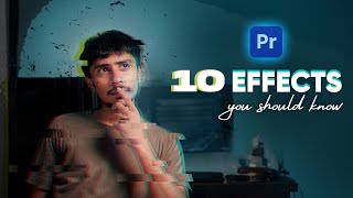 10 Premiere Pro EFFECTS you should know As Beginner  in hindi [upl. by Lupe]