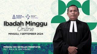 Ibadah Minggu Online • Minggu 1 September 2024 • HKBP Ressort Tanjung Priok [upl. by Angrist]