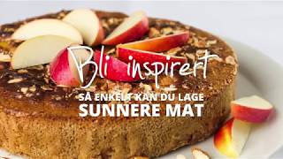 Eplekake  slik lager du en sunnere variant [upl. by Munsey]