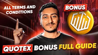 All About Quotex Bonus Terms And Conditions  How to Use Bonus in Quotex Binary Options Trading [upl. by Semela]